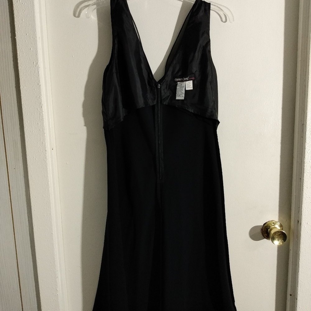Dawn Joy Evening Black Dress Size 10 Make An Offer - Picture 6 of 7